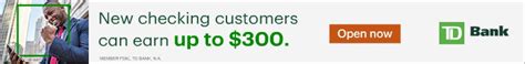 td bank welcome bonus|TD Bank Promotions Of August 2024: $200, $300 Bonus Offers.
